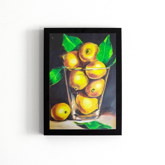 The Glass with Lemon Art