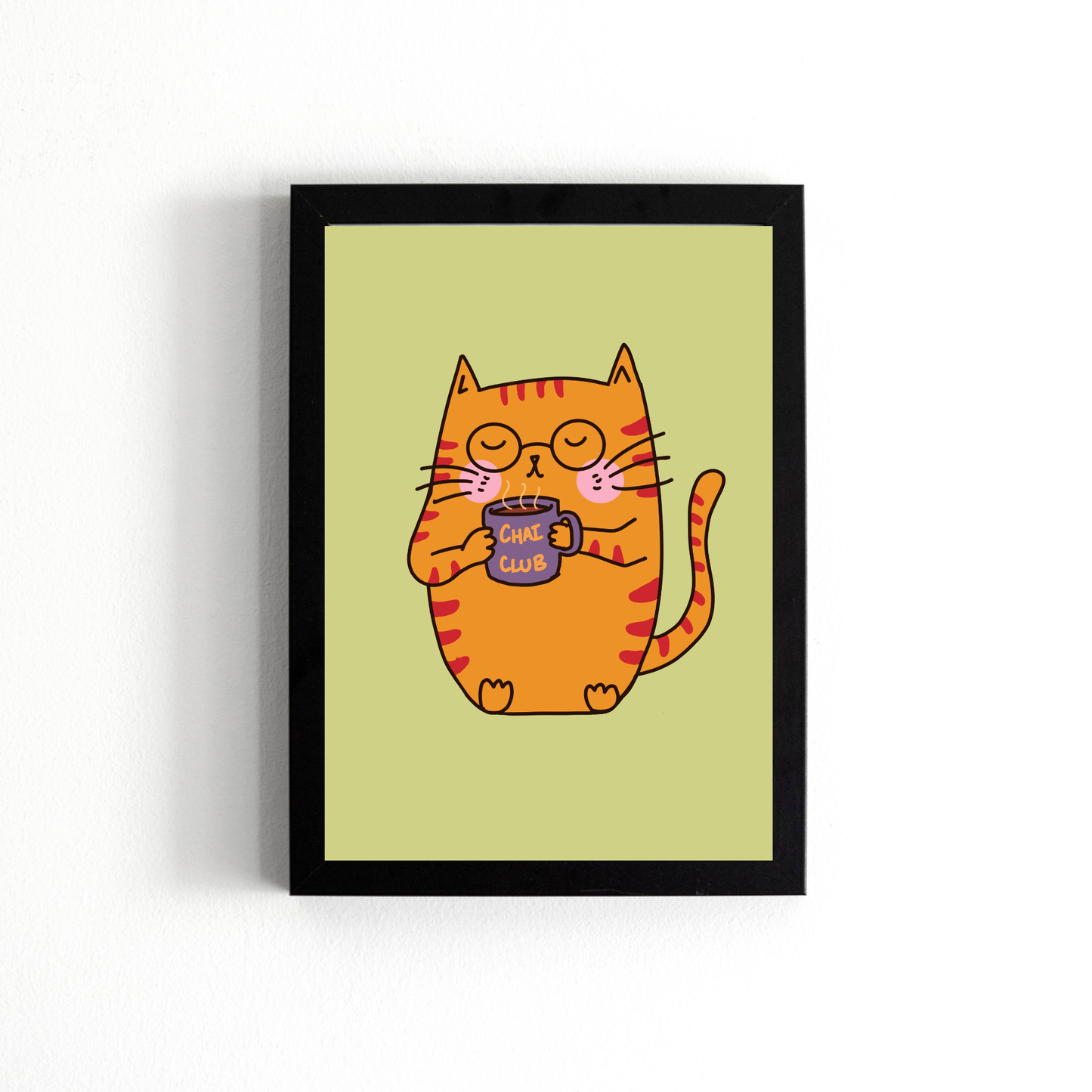 Chai Club Cat Art
