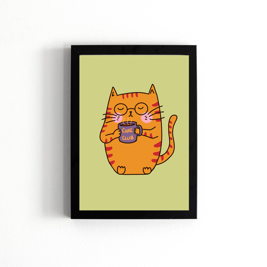Chai Club Cat Art