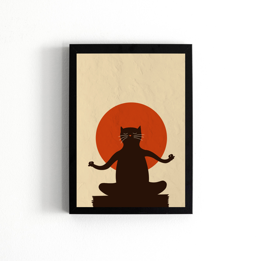 Zen Cat Art