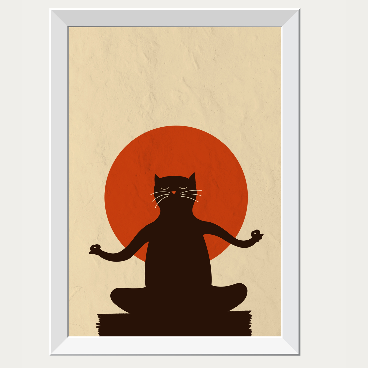 Zen Cat Art
