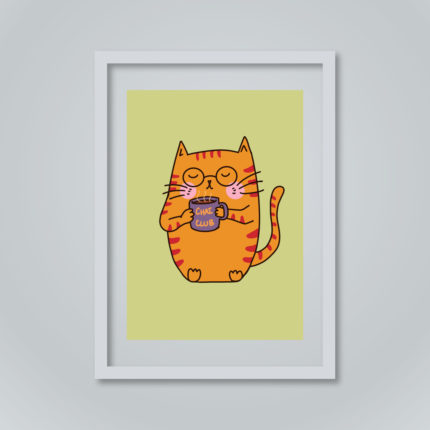 Chai Club Cat Art