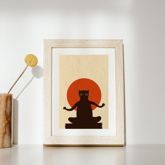 Zen Cat Art