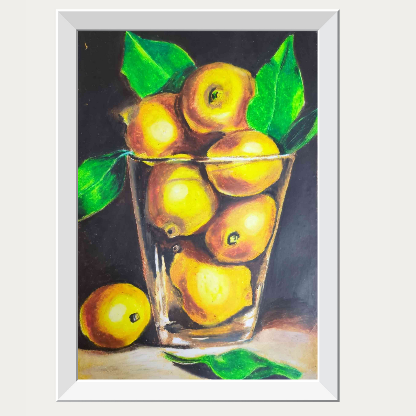 The Glass with Lemon Art
