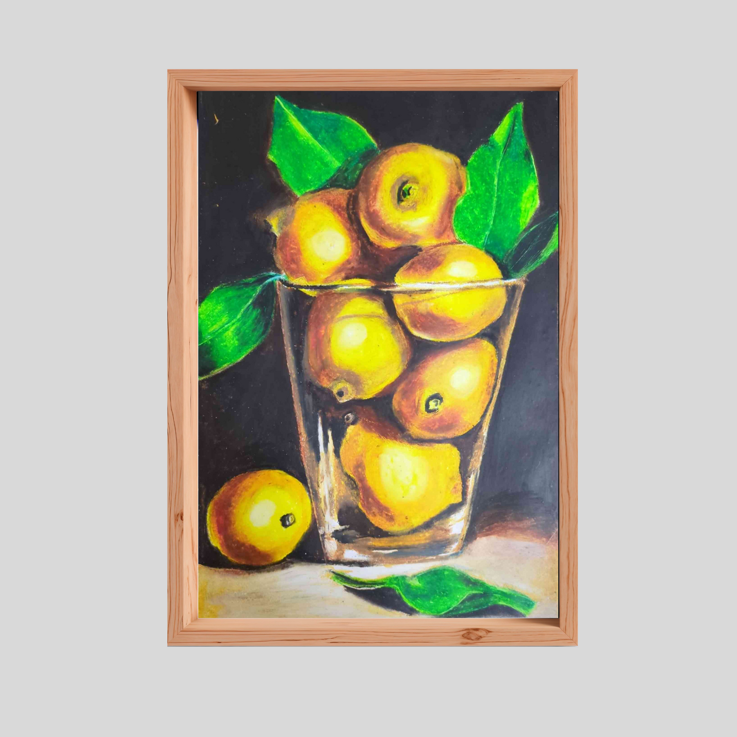 The Glass with Lemon Art